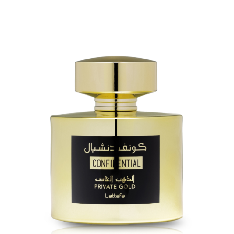 Confidential Private Gold Lattafa Eau de Parfum Unisexe